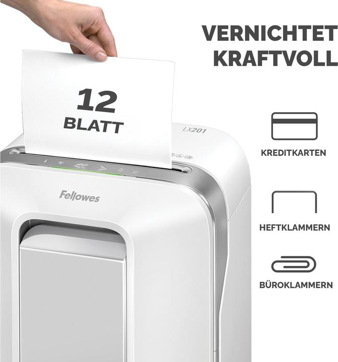 Immagine prodotto Fellowes Powershred LX201 (Microtaglio)