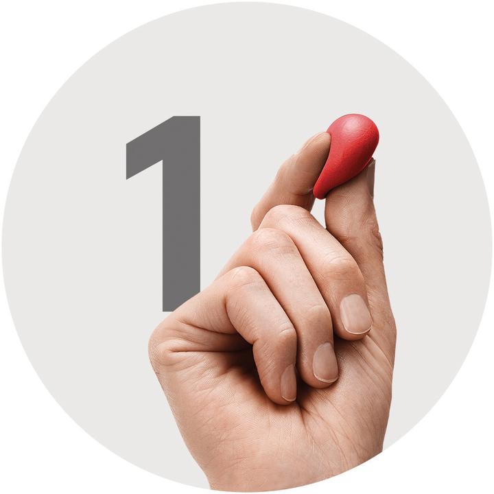 Actual product image Sugru by tesa Sugru 3x mouldable all-purpose adhesive, versatile adhesive putty for decorating, gluing & repairing (10.50 g)