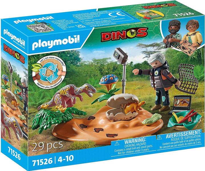 Image du produit Playmobil Nid de stégosaure avec voleur d'oeufs (71526)