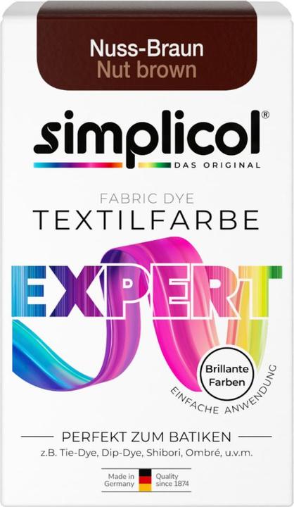 Produktbild Simplicol Textilfarbe expert (Nussbraun, 150 ml)