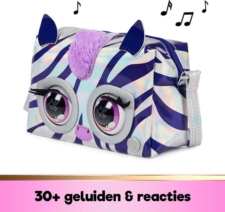 Actual product image Spin Master Purse Pets - Metallic Magic - Zebra (6066464)