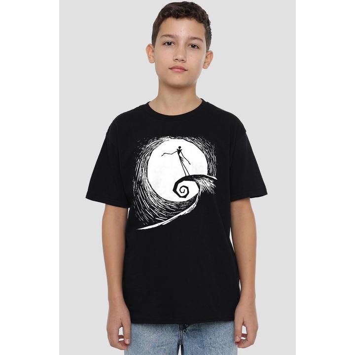 Immagine prodotto The Nightmare Before Christmas Maglietta Jack Silhouette Lunare Bambini (128)