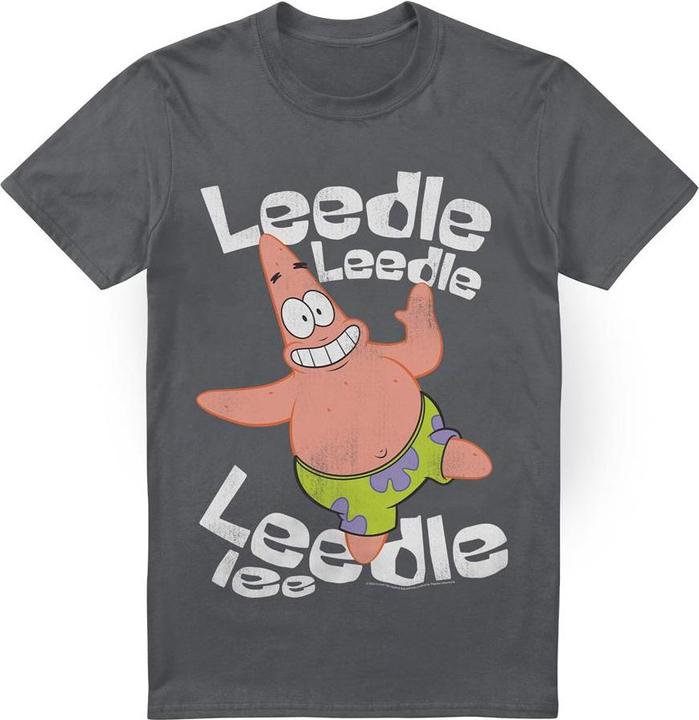Actual product image Spongebob Squarepants Mens Singing Patrick Star T-Shirt (S)