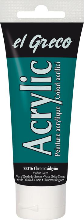 Image du produit Kreul el Greco Acrylic (Oxyde de chrome vert, 75 ml)