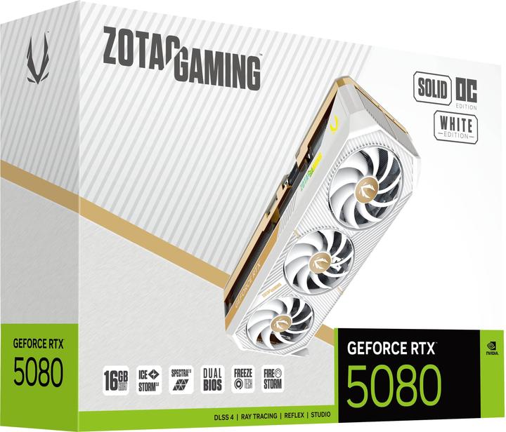 Produktbild Zotac GeForce RTX 5080 Solid OC White Edition (16 GB)