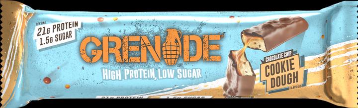 Actual product image Grenade Carb Killa Chocolate Chip Cookie Dough Protein Bar (12x60g) (Chocolate, 12 pcs., 720 g)