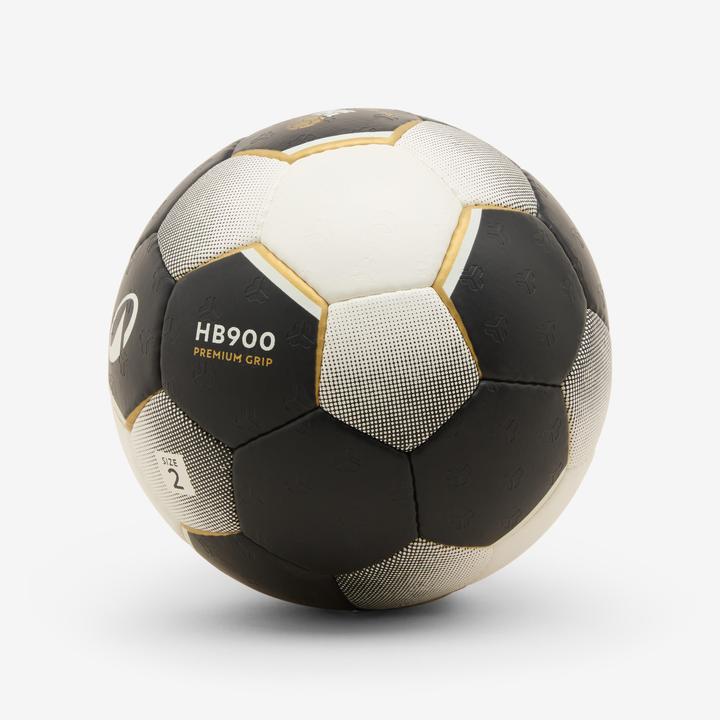 Produktbild Kipsta Handball Grösse 2 - H900 weiss/schwarz (2)