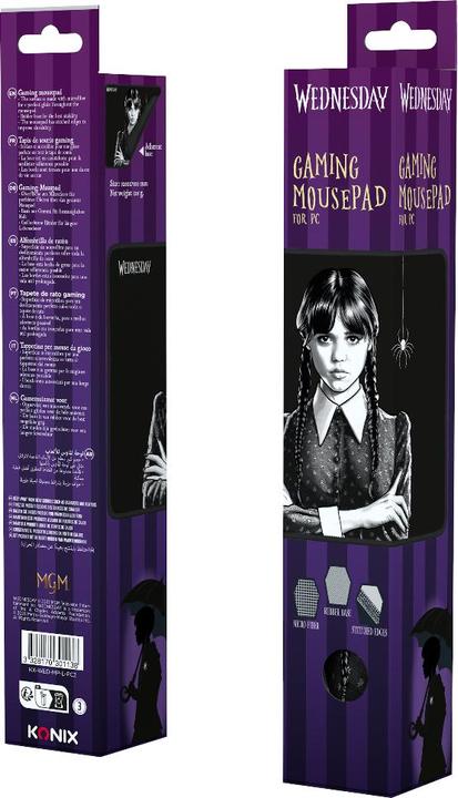 Immagine prodotto Konix Mercoledì M Mousepad Spider 32 x 27 cm (M)