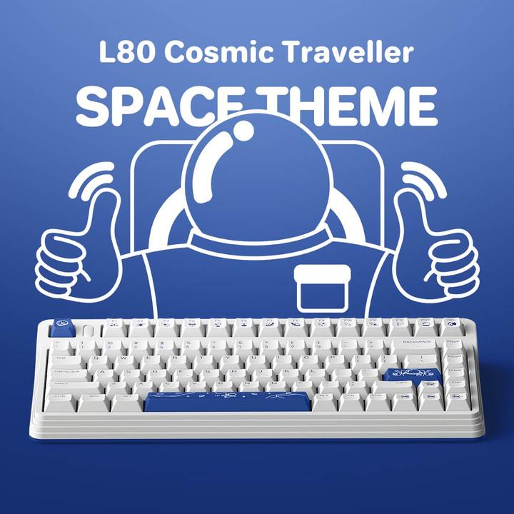 Actual product image Iqunix L80 Cosmic Traveller (CH, Cable)