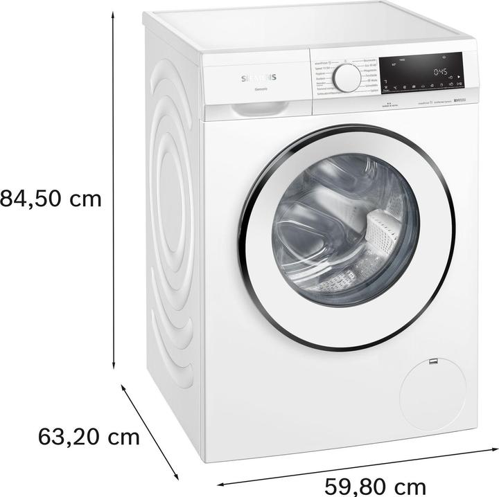 Actual product image Siemens iQ500 WG44G1ZACH (9 kg, Left)