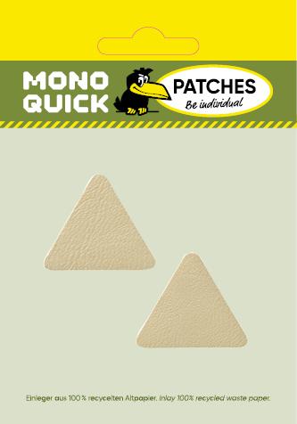 Actual product image Mono Quick Dreiecke Leder (2 x)