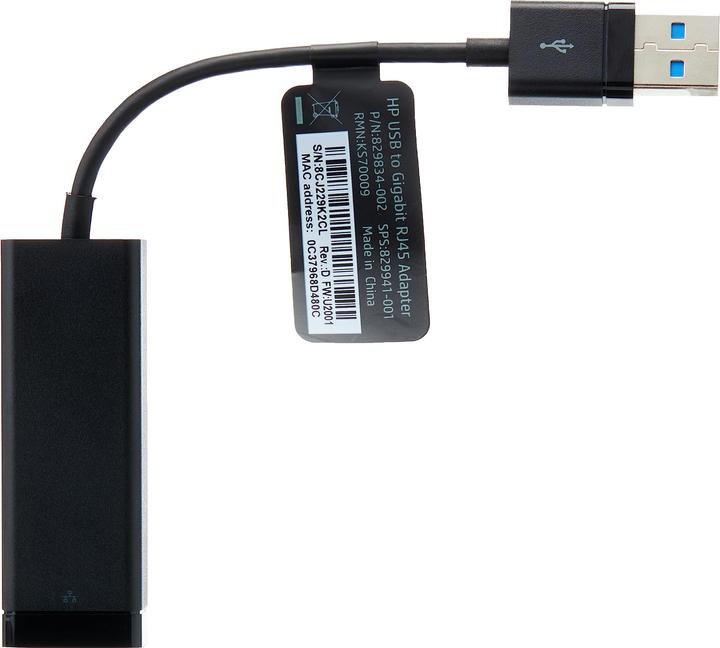 Actual product image HP USB 3.0 to (USB 3.0, RJ45 Gigabit Ethernet (1x))