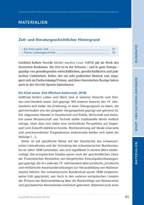 Produktbild Kleider machen Leute (Deutsch, Gottfried Keller, 2020)