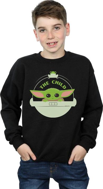 Actual product image Star Wars Boys The Mandalorian The Child And Frog Sweatshirt (152, 158)
