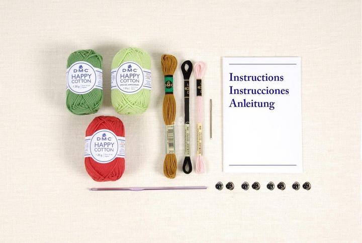 Immagine prodotto DMC Set uncinetto Amigurumi Fruit Friends, motivo: Smiley, set