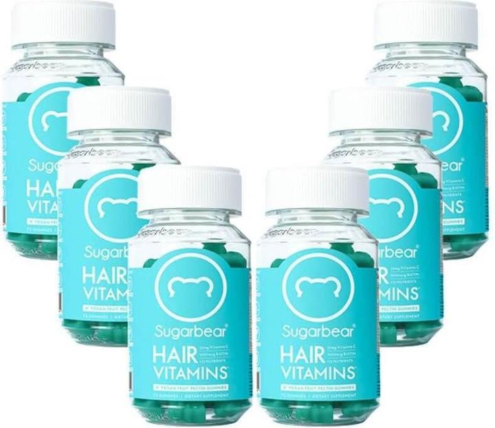 Image du produit Sugarbearhair Hair Vitamins Gommes 6 mois (6 pièce(s), Gummies, 900 g)