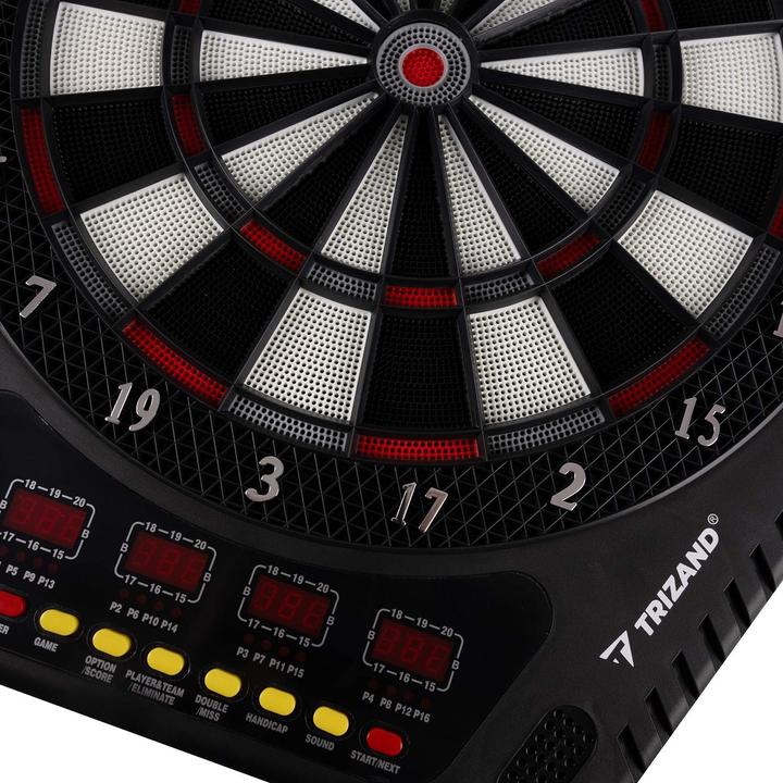Actual product image Trizand Electronic Dartboard with 27 Games and Accessories