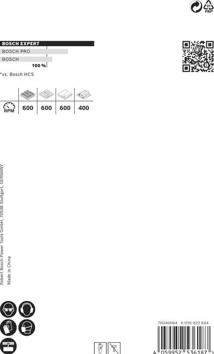 Produktbild Bosch Professional Zubehör EXPERT Construction Material Lochsäge, 73 x 60 mm (73 Millimeter)