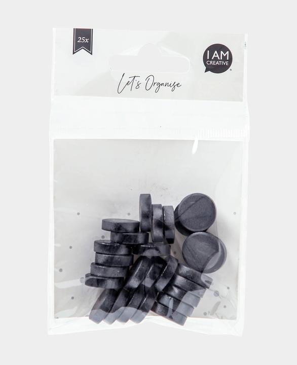 Produktbild I Am Creative Magnet schwarz (25 x)