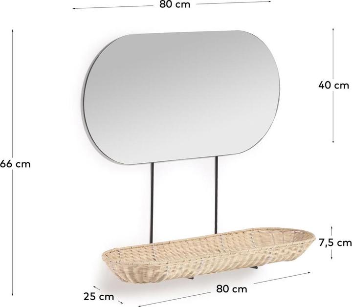 Actual product image Kave Home Ebian (29 x 80 cm)