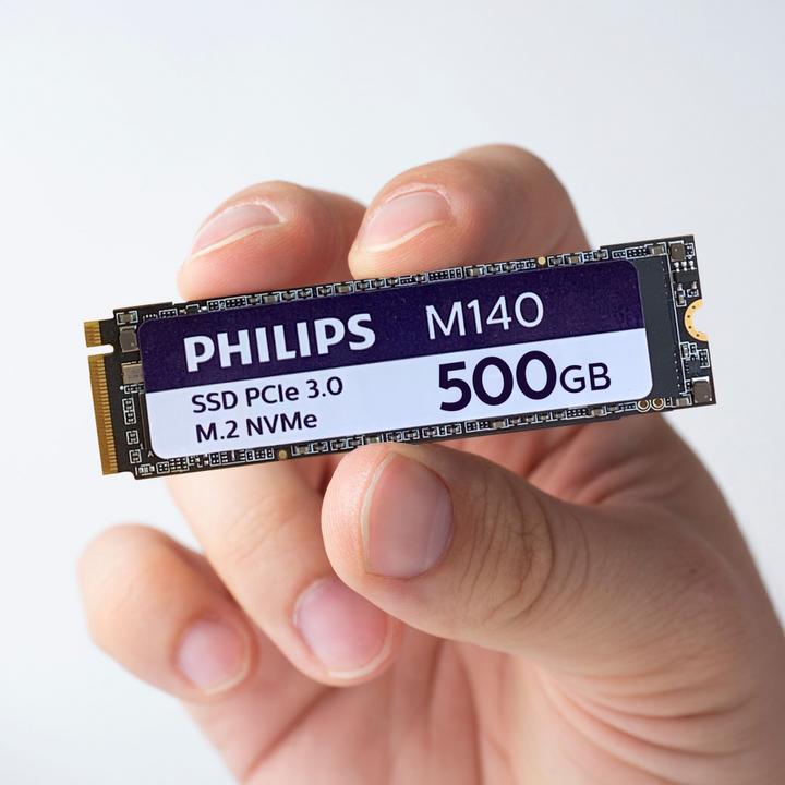 Actual product image Philips Internal SSD M.2 500GB 2280 R/W 3500/2800 (500 GB, M.2 2280)