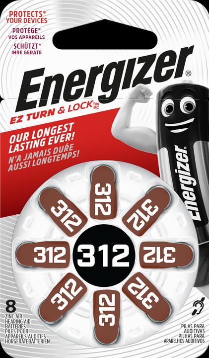 Produktbild Energizer Hearing Aid 312 (8 Stk., A312, 160 mAh)
