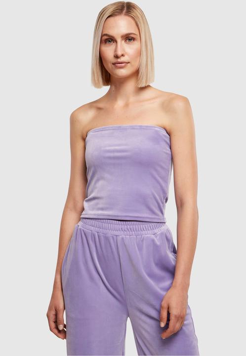 Actual product image Urban Classics Ladies Short Velvet Tube Top (4XL)