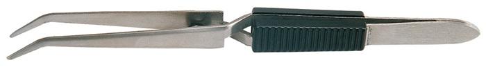 Immagine prodotto Tecwerk Lötkreuzpinzette Gesamtlänge 160 mm gebogene Spitzen Edelstahl