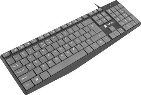 Actual product image Genesis Natec Keyboard Nautilus Us Slim (Eng. Int., Cable)