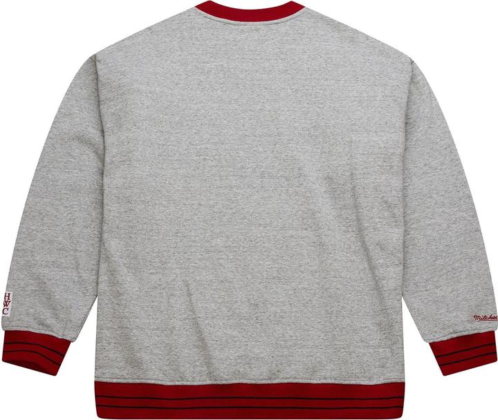 Produktbild Mitchell & Ness SATIN Fleece Pullover Chicago Bulls - L (L)