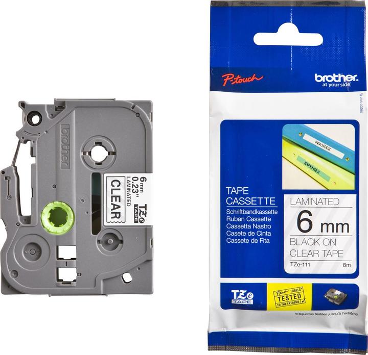 Immagine prodotto Brother Tze-111 (0.60 cm, Trasparente)