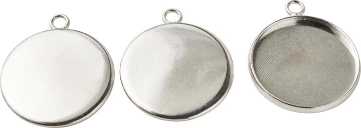 Immagine prodotto Hobby & Crafting Fun Ciondolo in metallo "Round (Metallo)