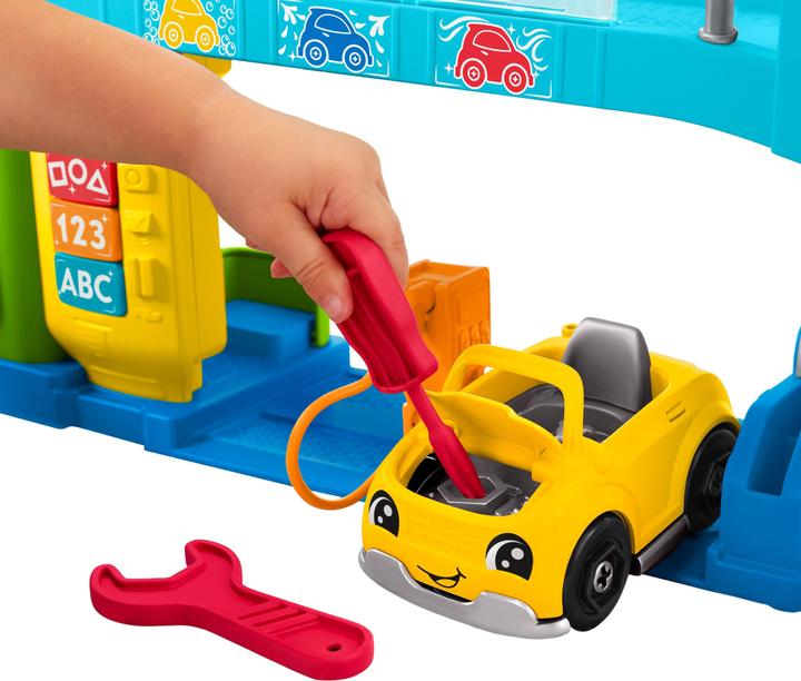 Actual product image Mattel Fisher-Price - Little People Car Center (Nordics) (HRC60)