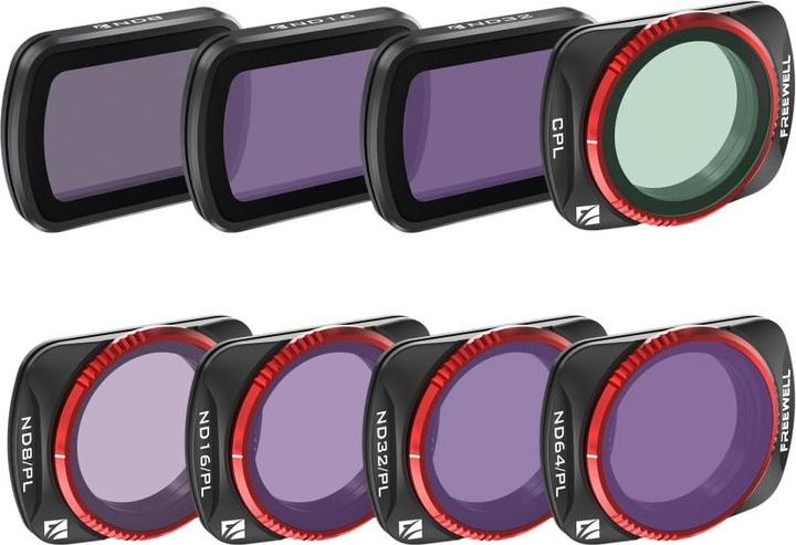 Freewell Set of 8 filters All Day (Osmo Pocket 3)