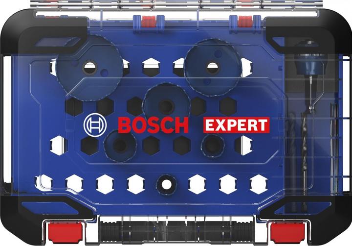 Immagine prodotto Bosch Professional Zubehör Set di seghe a tazza EXPERT Tough Material, 22/25/35/51/60/68 mm, 9 pezzi. (51 mm, 22 mm, 68 mm, 35 mm, 60 mm, 25 mm)