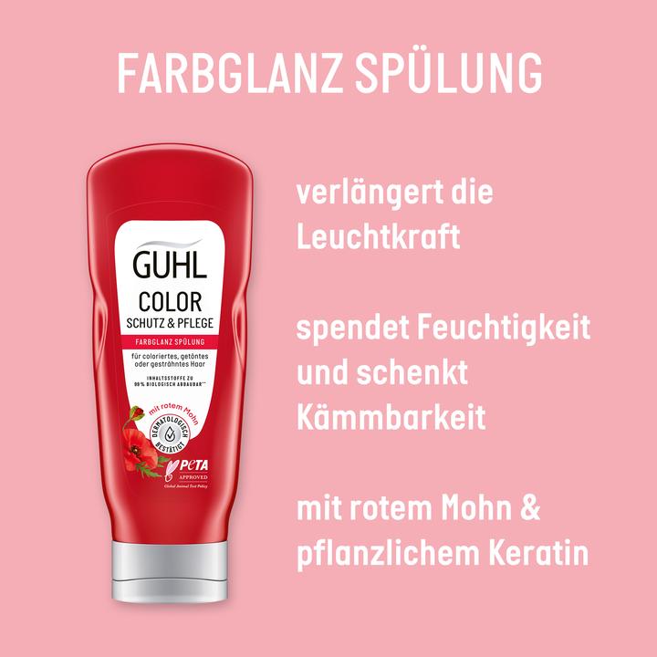 Produktbild Guhl Color Schutz & Pflege Spülung Farbglanz (200 ml)