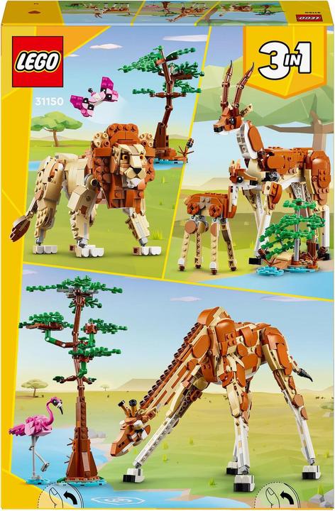 Produktbild LEGO Tiersafari (31150, LEGO Creator 3-in-1)