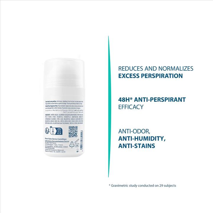 Produktbild Ducray HIDROSIS CONTROL Anti-Transpirant (n) Roll-on (Roll-on, 40 ml)