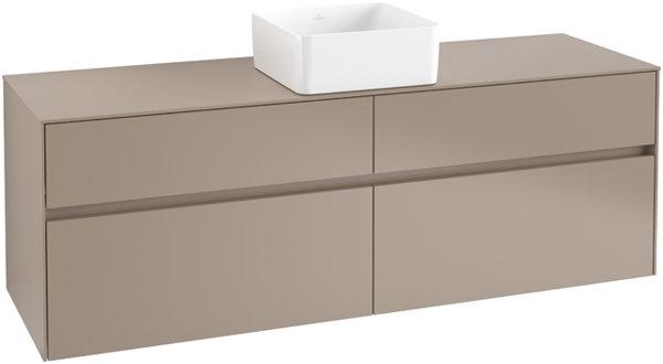 Actual product image Villeroy & Boch Collaro washbasin cabinet 1600x548x500 mm, 4 drawers, for washbasin in the midd (167 x 62 x 57 cm)