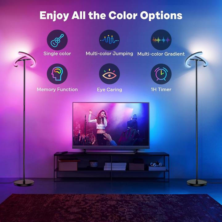Immagine prodotto LS LED Stehleuchte RotaFlex Color (1300 lm)