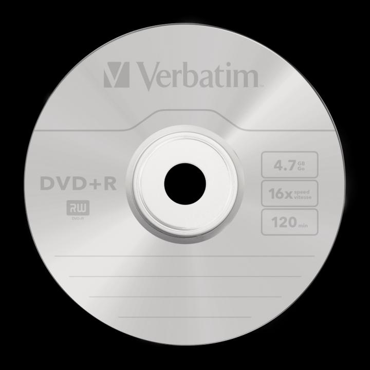 Image du produit Verbatim DVD+R, 4.7GB, 16x Spindel (25 x)