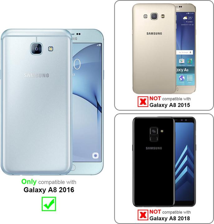 Actual product image Cadorabo Display protection glass (1 Piece, Samsung Galaxy A8 (2016))