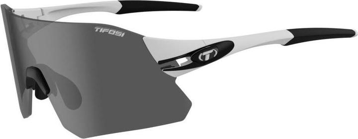 Actual product image MGA Tifosi track white black lenses (15.4% smoke, 41.4% AC red, 95.6% clear) (new) (Black, Lucid, Fumes, Alternating current red)
