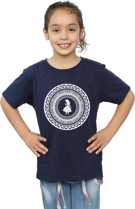 Produktbild Disney Mädchen Alice im Wunderland Kreis TShirt aus Baumwolle (140, 146)
