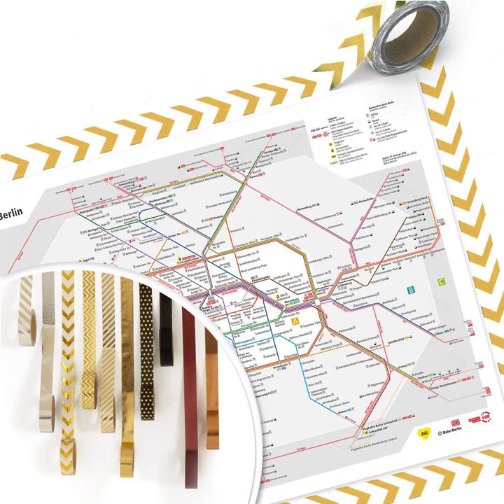 Image du produit BVG Berlin - Plan du réseau de Berlin (80 x 60 cm)