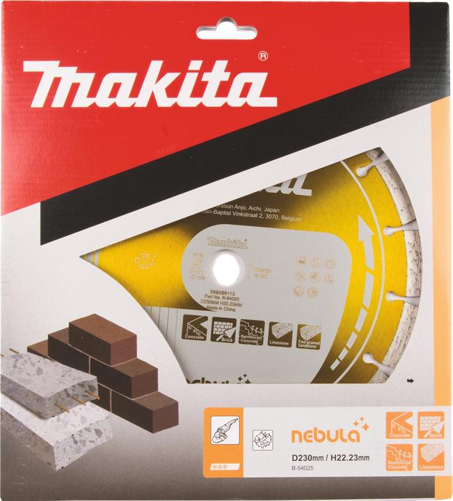 Actual product image Makita Diamond saw blade x2223 NEBULA