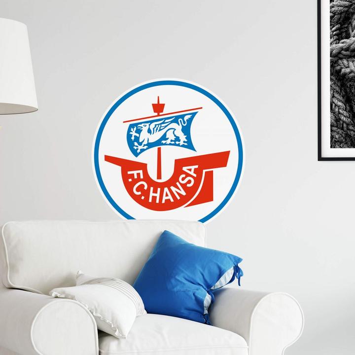 Produktbild FC Hansa Rostock Hansa Rostock Logo (80 x 80 cm)