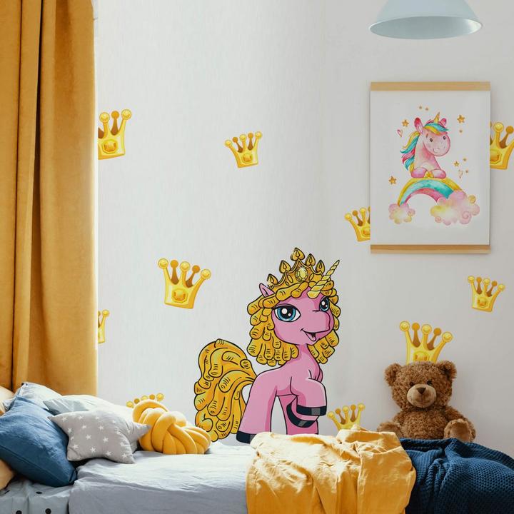 Produktbild Wall-Art Filly Unicorn Party Samba (70 x 70 cm)