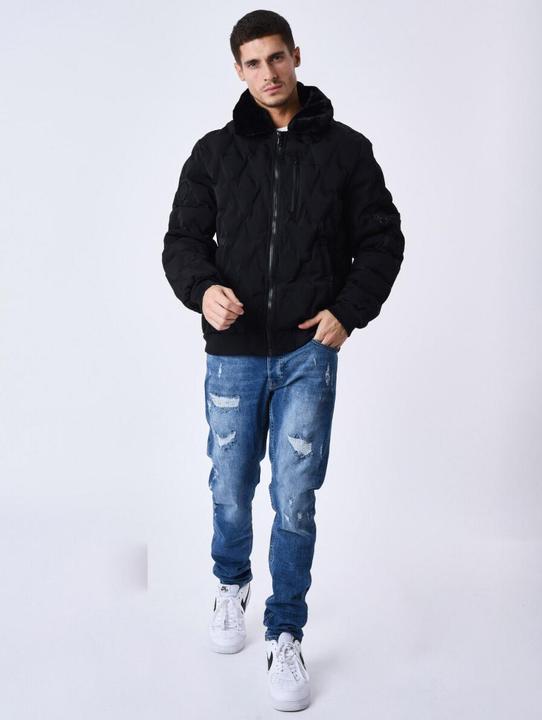 Actual product image Project X Paris furry aviator collarpuffer jacket (XL)