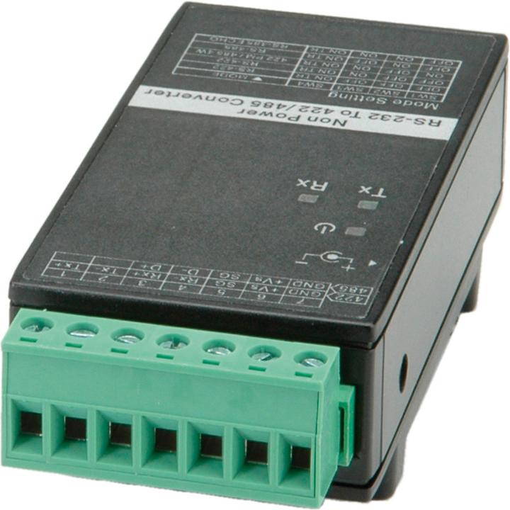 Produktbild Roline RS232 nach RS422/485 Konverter für DIN Hutschiene, selfpowered